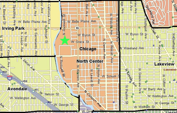 North Center Map